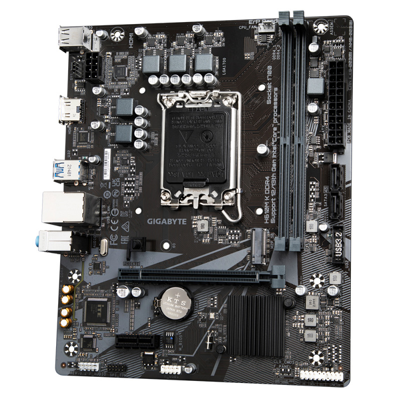 MB GIGABYTE H610M K INTEL S-1700 14VA GEN/2XDDR4 3200MHZ/PCIE 4.0 X 16/HDMI/2XUSB 3.2/M.2/MICRO ATX/GAMA BASICA image 5